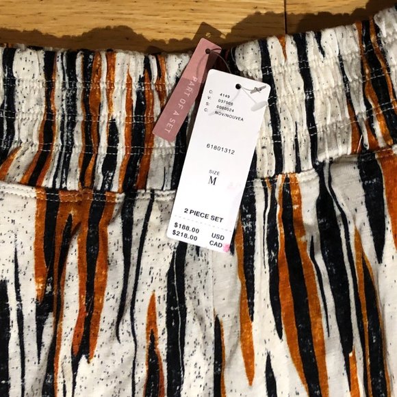 Brand New Daily Practice by Anthropologie 2-Piece Smocked Lounge Set - Picture 4 of 13